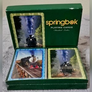 NWT train playing cards